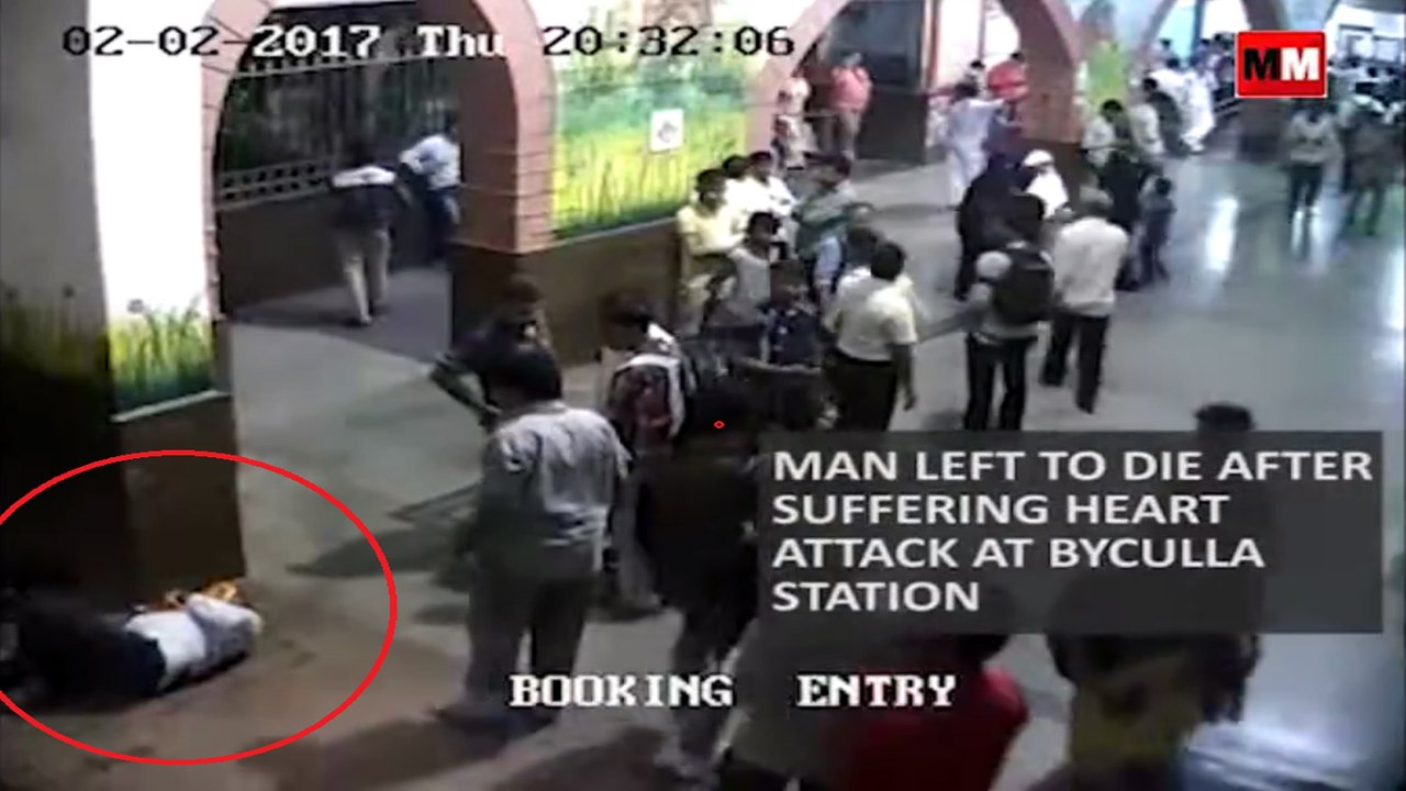 Man suffers heart attack at Byculla station, railway staff ignore him as alcoholic