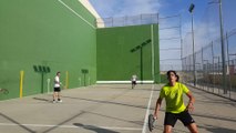 Frontenis open de Rivas semifinal 2 ultimos tantos emocionantes set 1