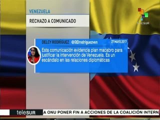 Rechaza canciller venezolana injerencismo de Honduras
