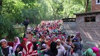Funeral of Shaheed freedom fighter Sabzar Ahmad Bhat