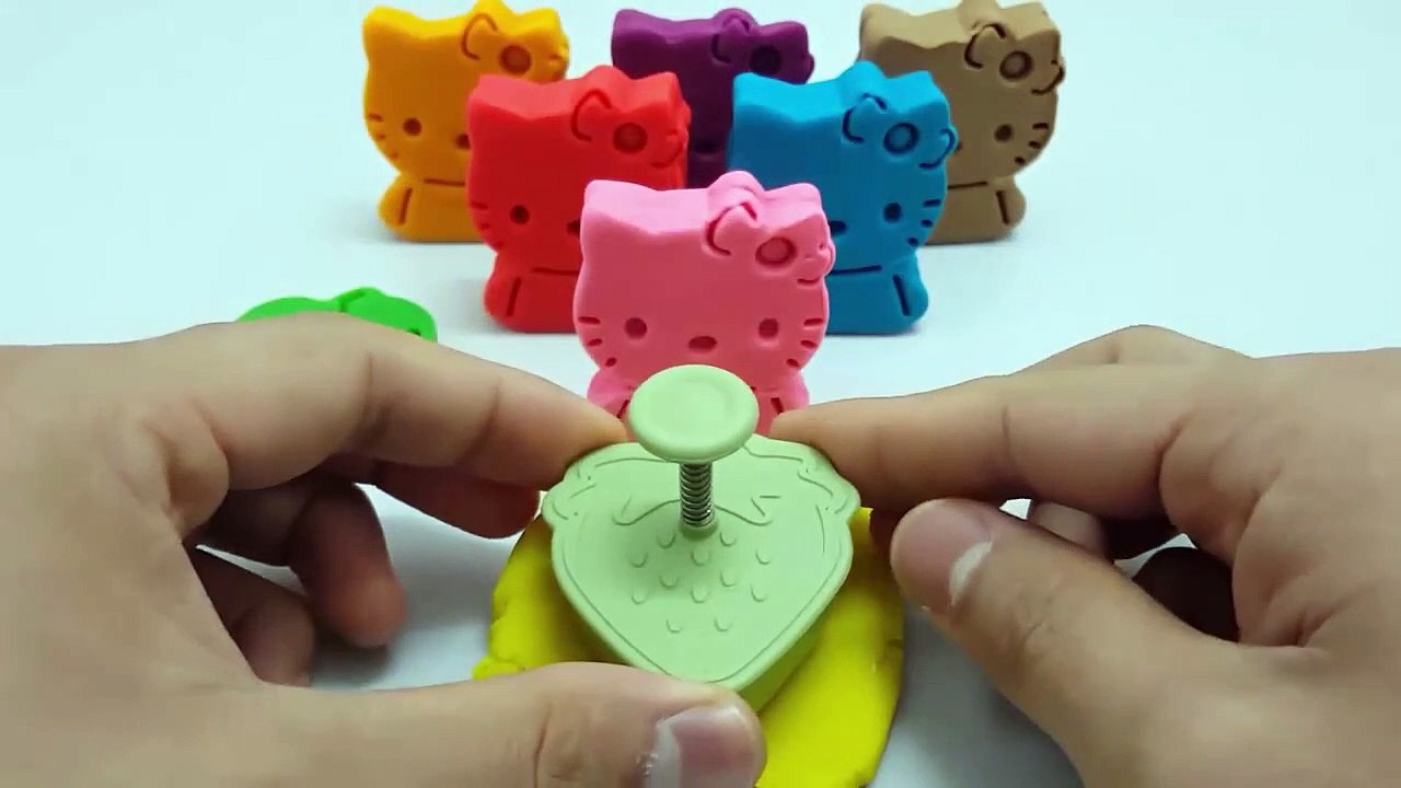 Learn Colors Play Dh Hello Kitty Molds Fun &