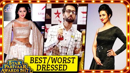 Download Video: BEST OR WORST Dressed   Star Parivaar Awards 2017  Divyanka Tripathi, Nakuul Mehta, Kanchi Singh