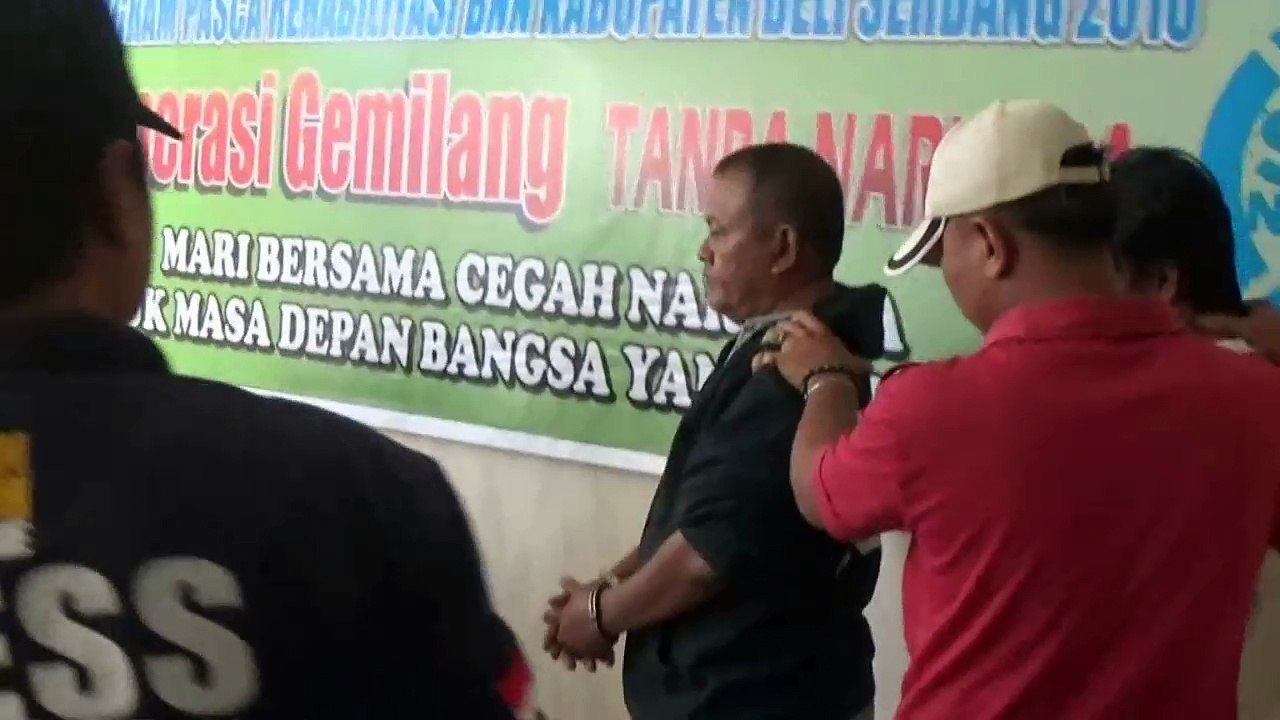 DELI SERDANG - BNN TANGKAP BANDAR NARKOBA