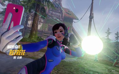 Overwatch: Mech landing bounced Roadhog off the map