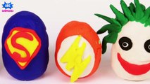 Superheinger Family Rhymes Surprises _ Play Doh Superhero Surprise Eggs Finger Family Song