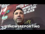 Oscar De La Hoya Canelo vs Golovkin GGG Will HAPPEN! EsNews Boxing