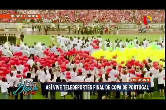 [Exclusivo] Así vive Teledeportes la final de Copa de Portugal