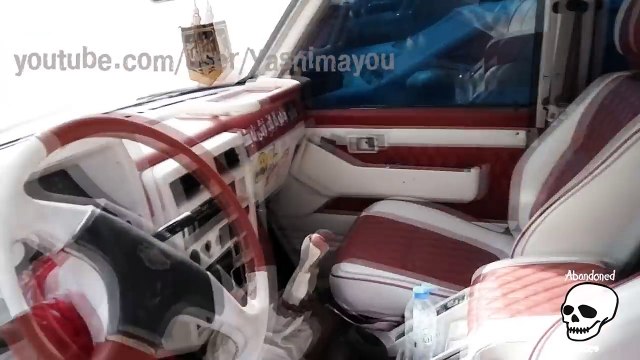 Abandoned Nissan. Abandoned vehicles found in Dubai. Neglected cars