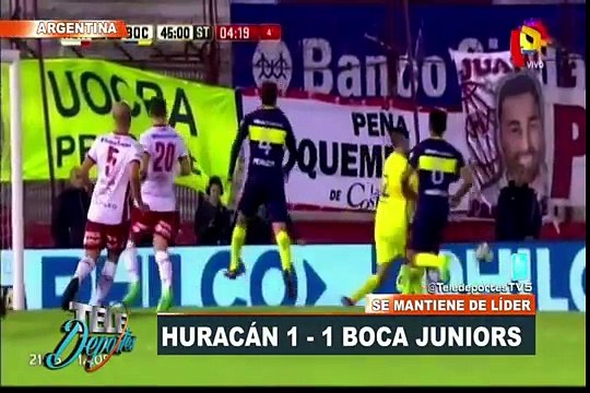 Argentina: Boca Juniors empató 1-1 ante Huracán