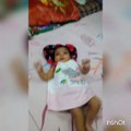 Little Çutest Girl Dancing 1 Month Old Only
