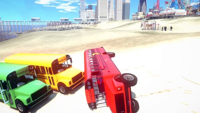 Wheels On The Bus Hulk Spiderman Frozen Elsa Anna Mickey Mouse (Nursery Rhymes - Songs For