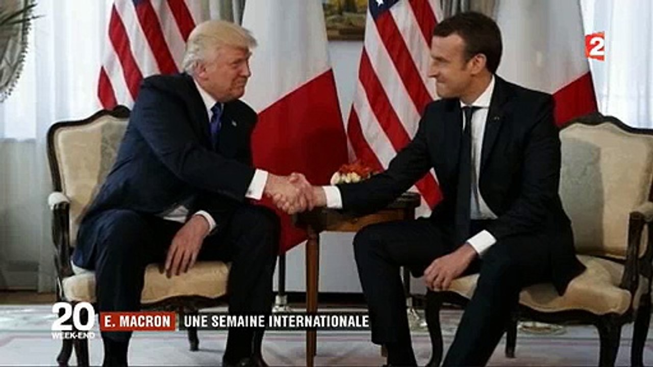 Une correspondante pour CNN interprète la rencontre Trump-Macron - Regardez