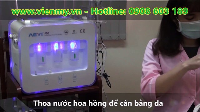 Máy Aqua Peeling Bắn kim 5 trong 1 MDB X03 - Công ty Viên Mỹ hướng dẫn liệu trình