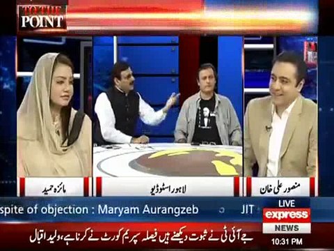 Hussain Nawaz Ko Mulzim Kehnay Per Maiza Hameed Bhark Uthi- Intense Debate With Shaukat Basra