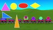 Shapes for kids kindergarten children grade 1. Learn about 2D Shapes with Choo