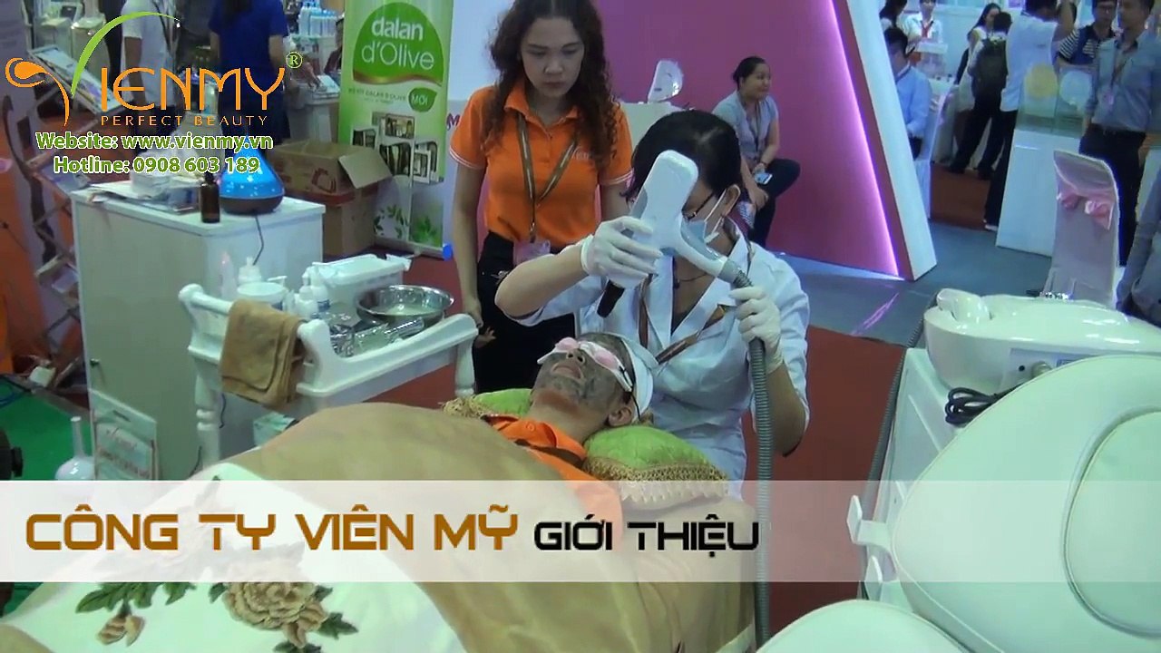 Điều trị bắn carbon trẻ hóa da với Máy laser xóa xăm YAG JH-1200 - Công ty Viên Mỹ