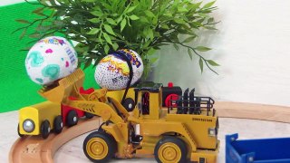 Trucks for kids. Vehicles. Toys Cars. Surprise Eggs - Video for children
