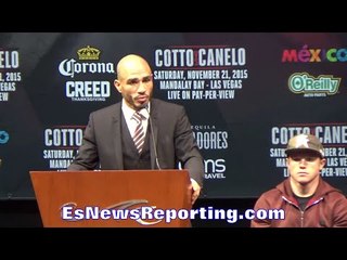 Cotto: I'M READY! Canelo IS READY! LET'S GIVE THE FANS WHAT THEY NEED!!!