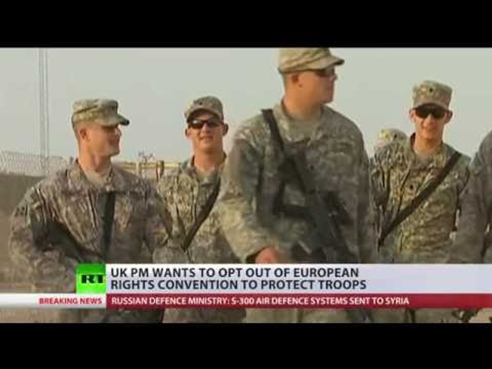 UK govt to allow military to violate European human rights law to stop 'witch hunt'