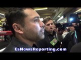 Oscar De La Hoya: 1 LOSS doesn't MAKE or BREAK US - EsNews Boxing