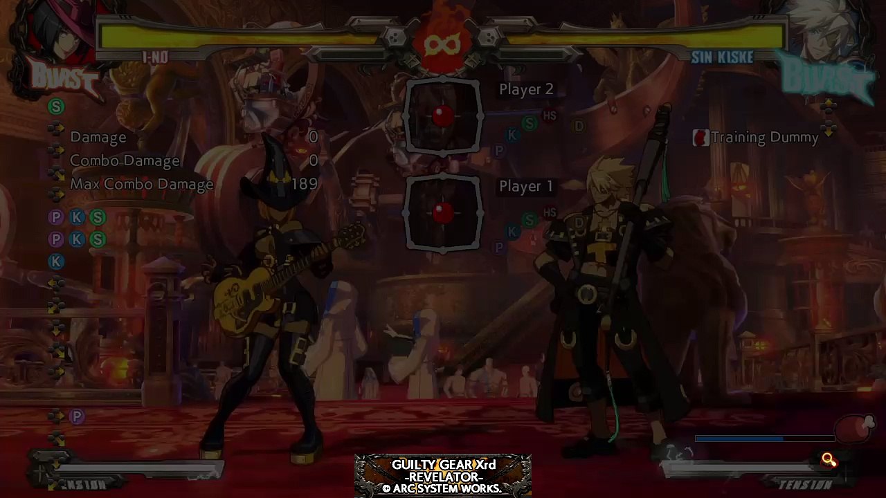 Guilty Gear Xrd -Revelator- YRC Chemical Love Combo Confirm