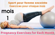 Sport Exercices 1er mois de grossesse