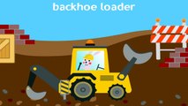 Bagger kinderfilm   Baufahrzeuge Spielen & Lernen für Kinder   Kinderfilme cartoon für kinder