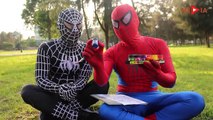 Bagger kinderfilm   Lernen Farben mit spiderman   Bau - Spielzeug Videos für Kinder