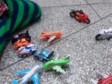 Ryans Play 12 toys cars, motorcycle & helicopter collection