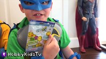 WORLDS FIRST BIGGEST SURPRISE EGG! Toys Inside BATMAN SuperHero Toys by HobbyKidsTV