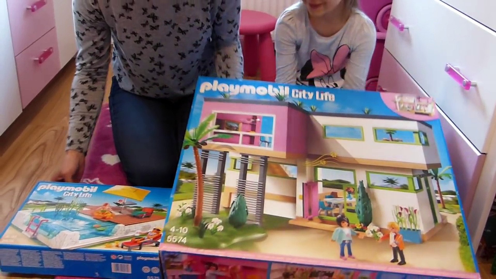 Playmobil CITY LIFE haus maison Moderne Luxusvilla 5574 - Vidéo Dailymotion
