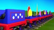 Shapes for kids kindergarten children grade 1. Learn about 2D Shapes with Choo-Choo Train - part