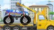Tow Truck Accident on The Road - Monster Trucks For Children