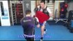 Slava Gusev working on body shots - EsNews Boxing