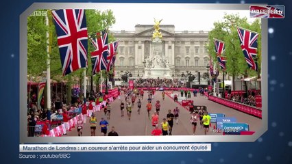 Marathon de Londres : un coureur s’arrête pour aider un concurrent épuisé