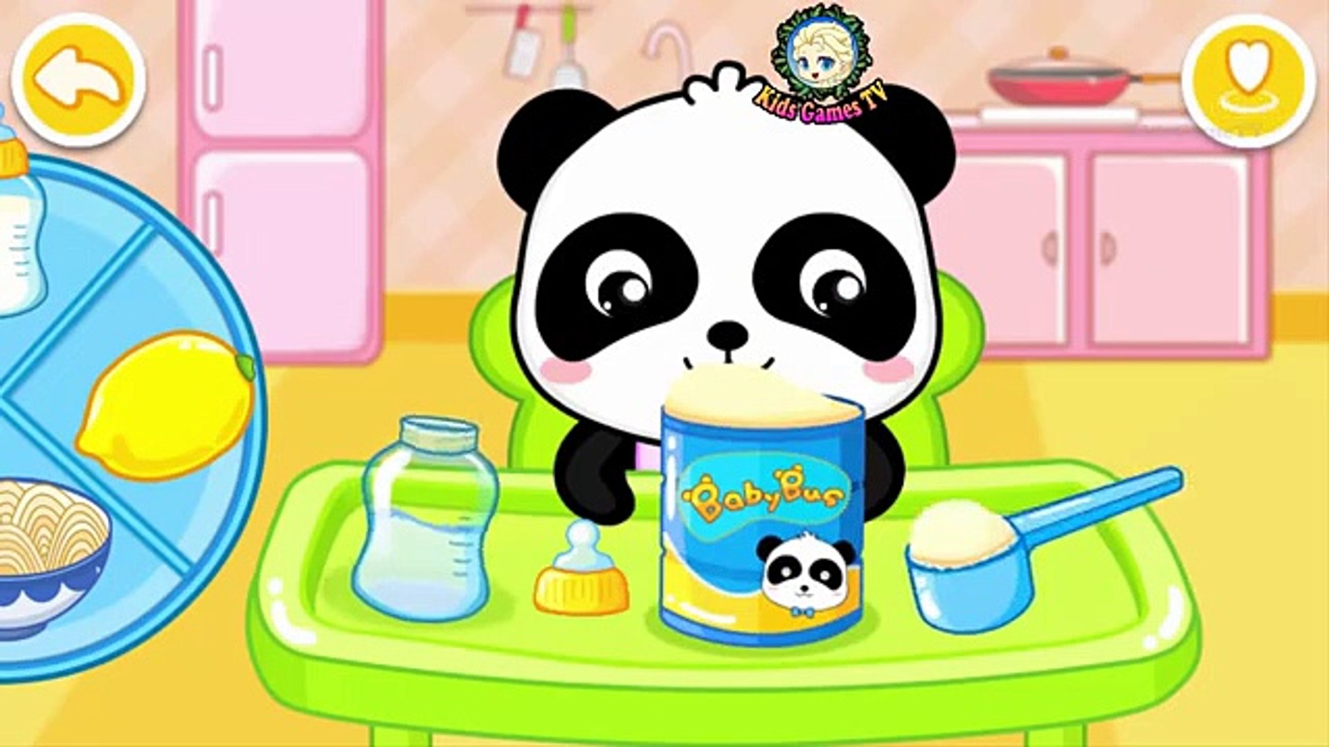 Baby Panda Care - Funny Games for kids _ #Animation Education Cartoons