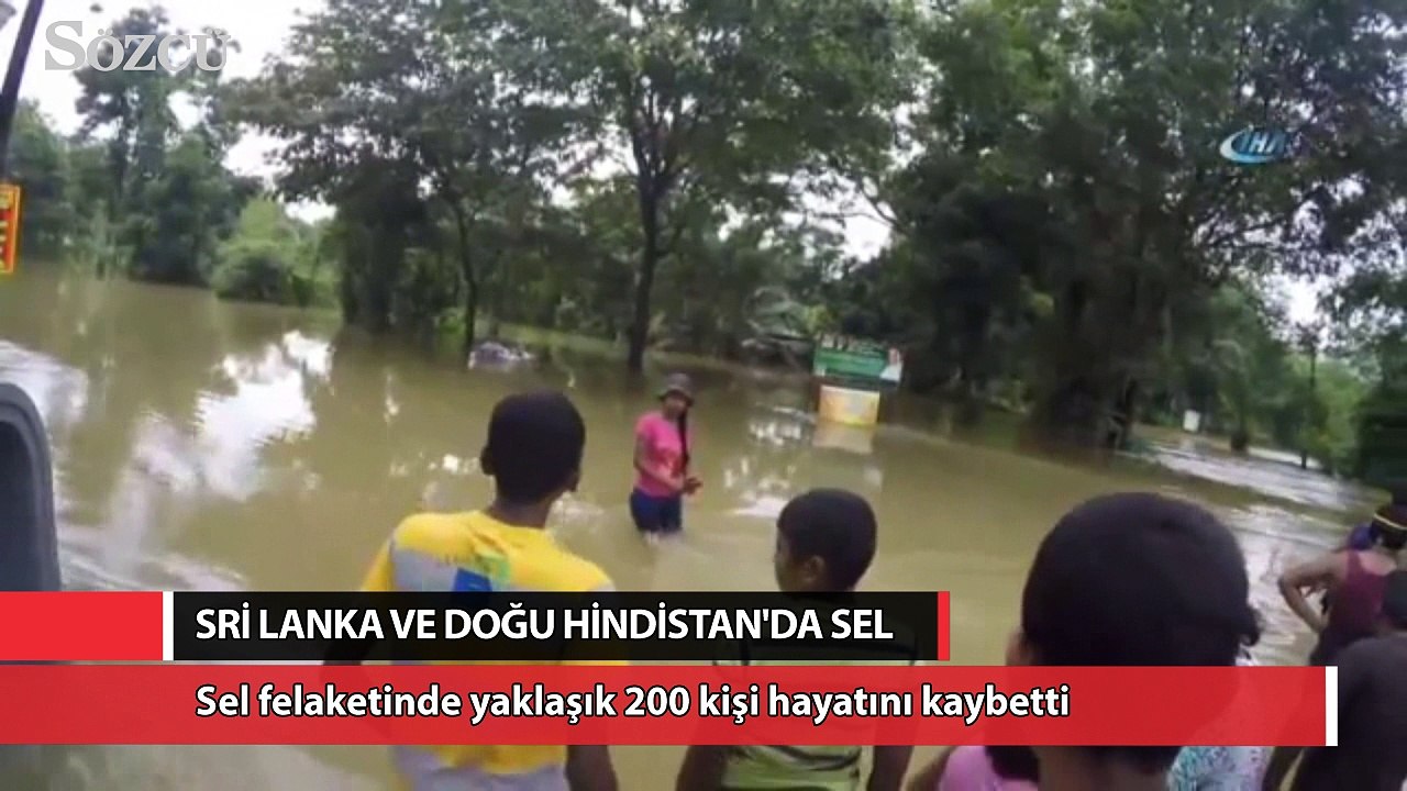 Sri Lanka ve Doğu Hindistan’da sel: 200 ölü