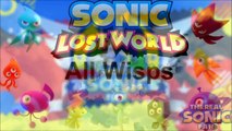 Sonic Lost World All Wisps
