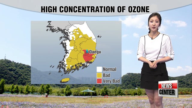 Watch out for high UV and ozone levels