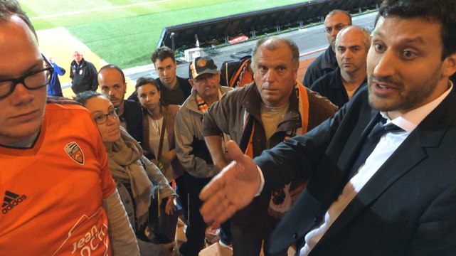 Ce qu'il s'est dit dans les tribunes après le match