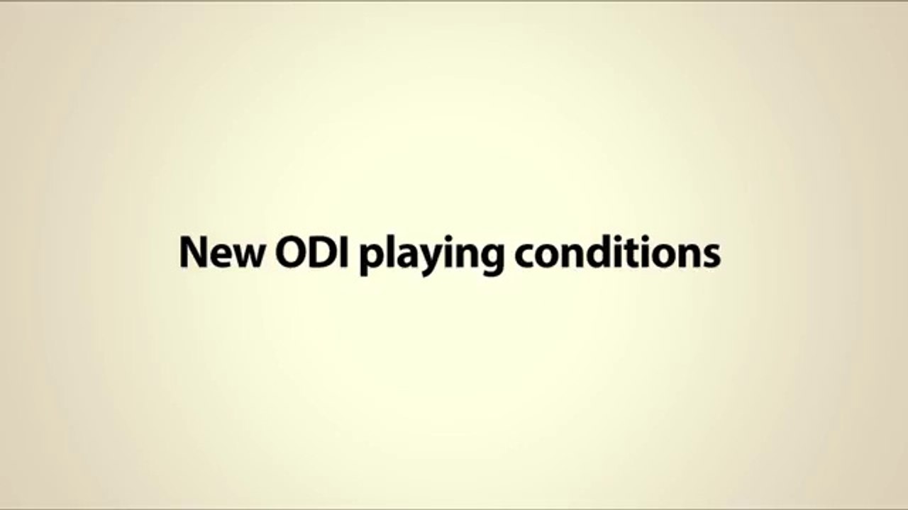 #fame cricket - New ODI Cricket Rules - Harsha Bhogle Review