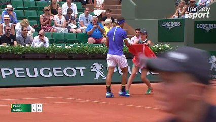 Roland-Garros 2017 : Benoit Paire face à un Rafael Nadal dans un grand jour (1-6, 0-1)