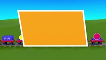 Shapes for kids kindergarten children grade 1. Learn about 2D Shapes with Choo-Choo Train - p