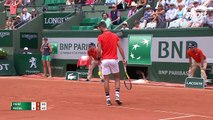 Roland-Garros 2017 : Magnifique échange remporté par Benoit Paire (1-6, 1-1)