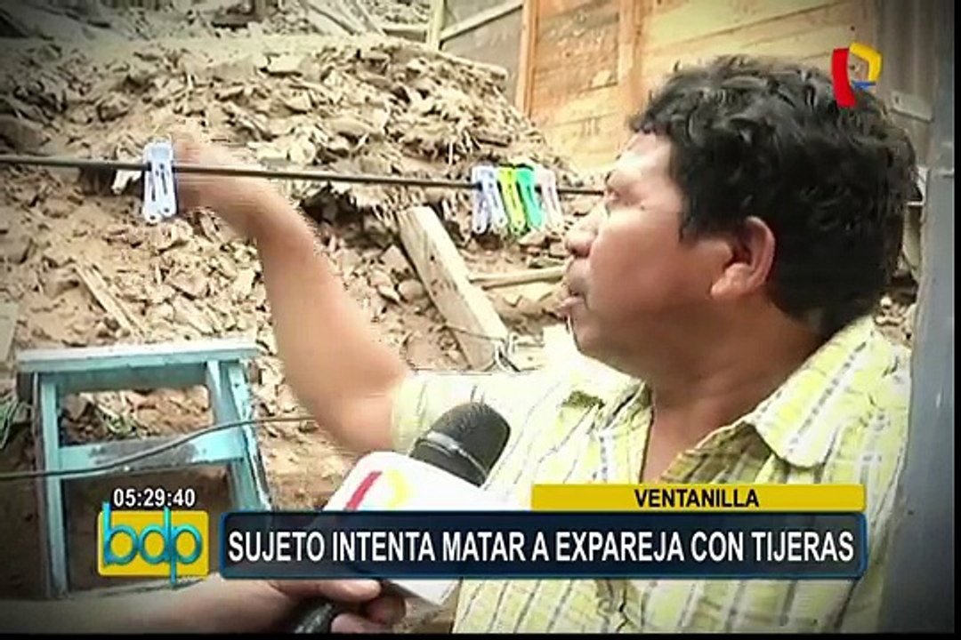 Ventanilla: sujeto intenta asesinar a su ex pareja con unas tijeras
