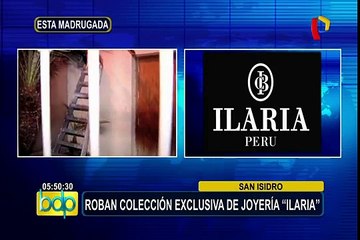 San Isidro: delincuentes roban colección exclusiva en conocida joyería