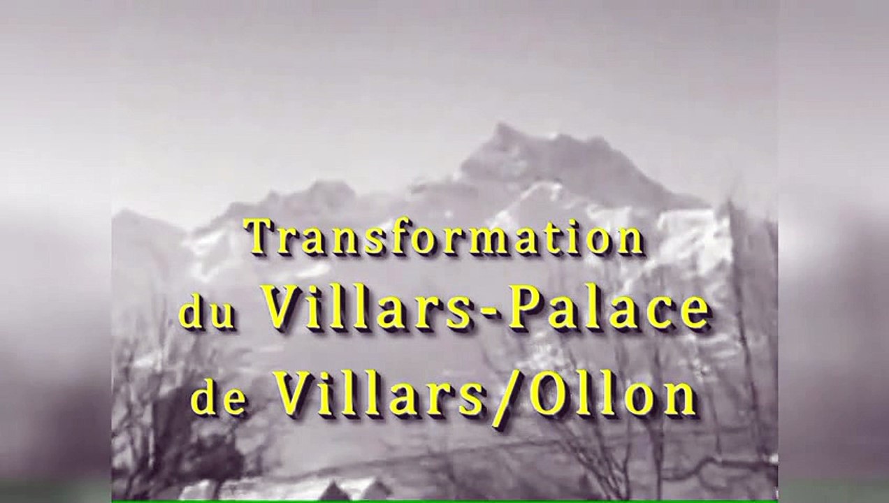 Le Villars Palace devient Club Méditerranée Villars 1969