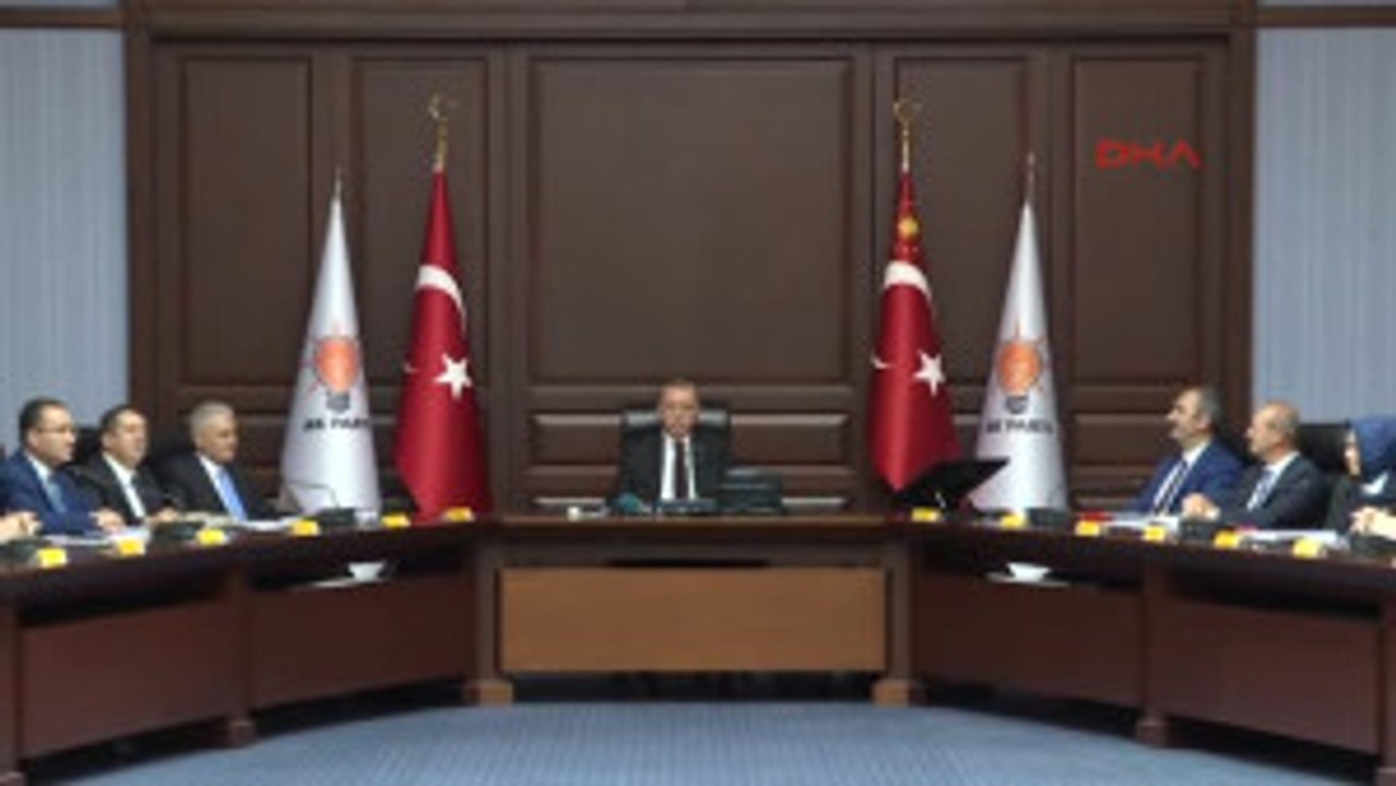 Cumhurbaşkanı Erdoğan, AK Parti Mkyk Toplantısına Katıldı