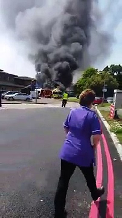 East Surrey Hospital fire 6 June 2016