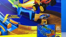 Blaze and The Monster Machines Flip & Race Speedway Playset Fisher Price! Transform Blaze